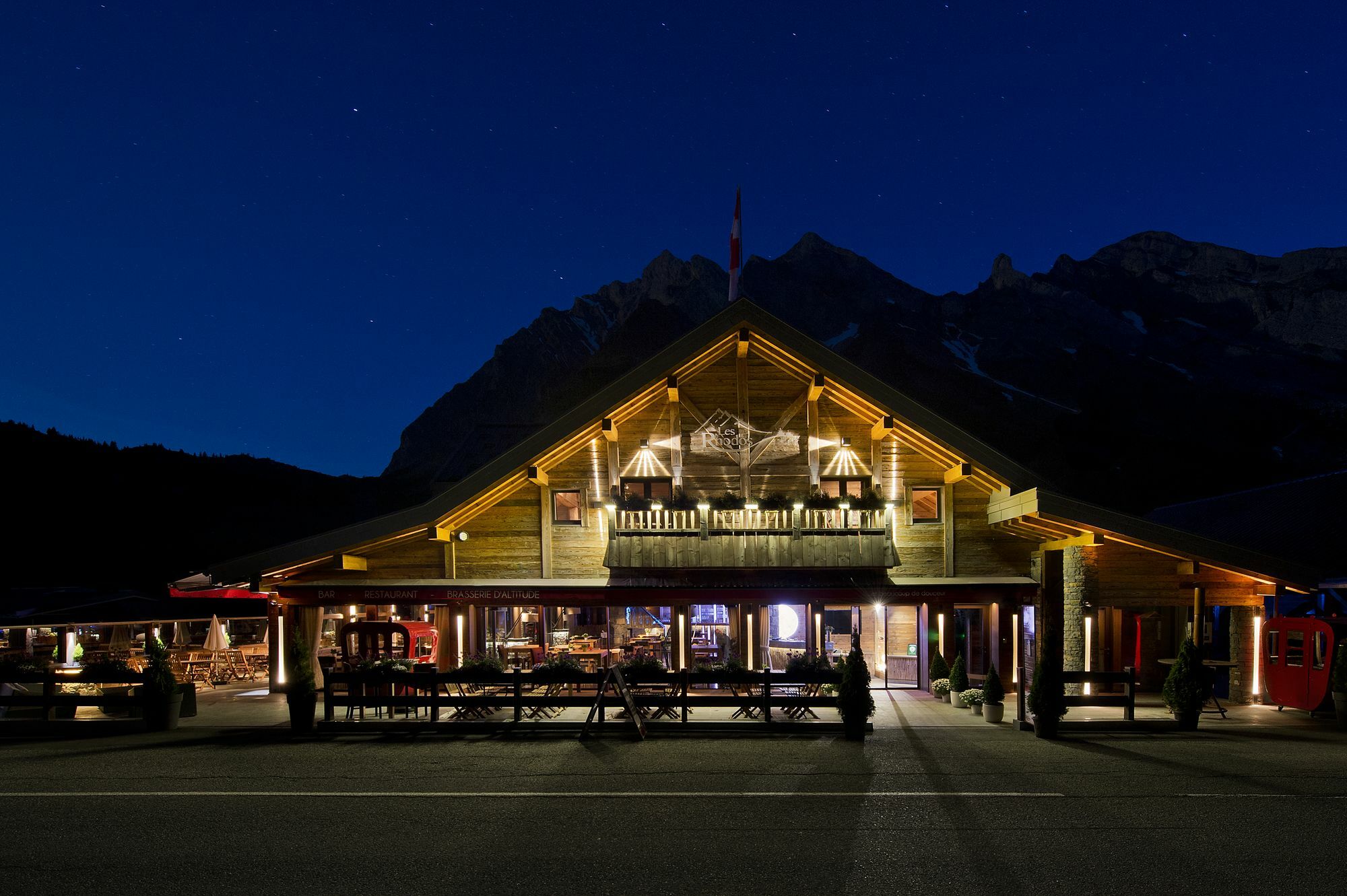 Les Rhodos Hotell La Clusaz Exteriör bild